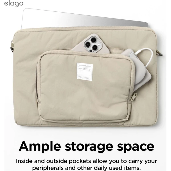 ELAGO PC Sleeve pouzdro pro MacBook 15"-16'' světle šedé - Pouzdra - Obrázek d_f9337cc2a9bd48df8bba66ea197b7a5f