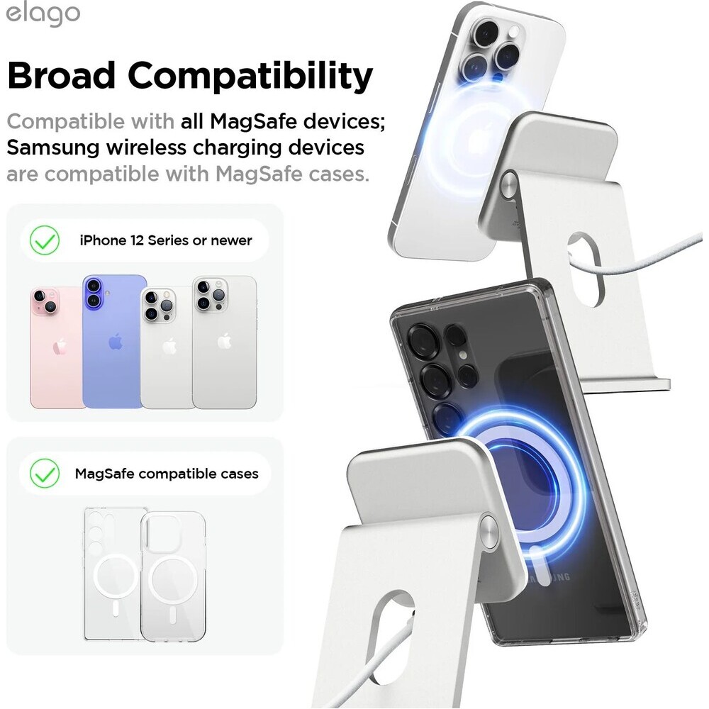 ELAGO-Wireless-Charging-Aluminium-Stand-Qi2-MagSafe-nabijeci-stojanek-15W-cerny