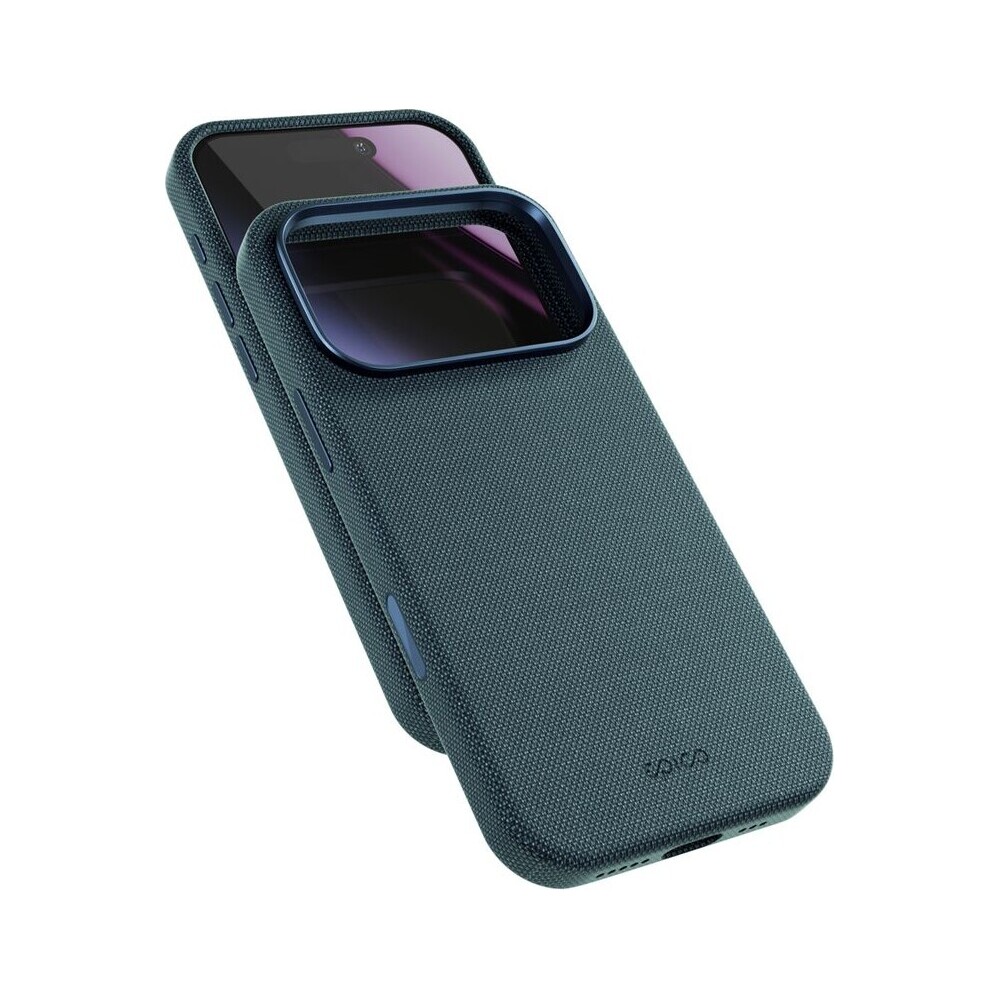 Epico-SolidWoven-Pro-Mag-Case-kryt-iPhone-17-Pro-camera-island-protector-modry