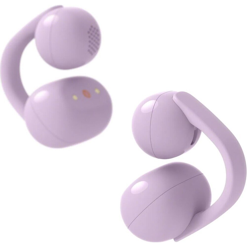 Sony-LinkBuds-Clip-bezdratova-sluchatka-fialova