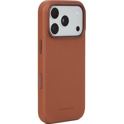 Troubadour Full Leather MagSafe kožený kryt iPhone 17 Pro Max/iPhone 18 Pro Max Tan