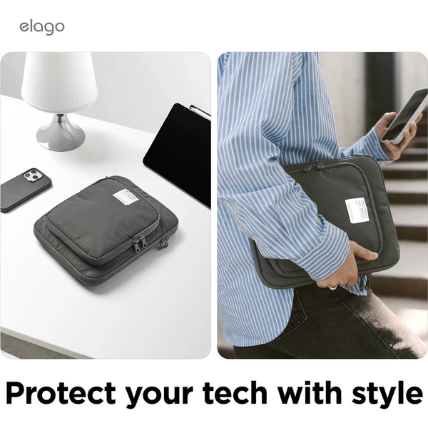 ELAGO Tablet Sleeve pouzdro pro 11'' iPad/Tablet tmavě šedé - Pouzdra - Obrázek d_fed775ecad644092bff2dcefc5cffb11
