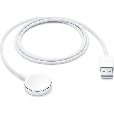 Apple Watch USB-A magnetický napájecí kabel 1m bílý
