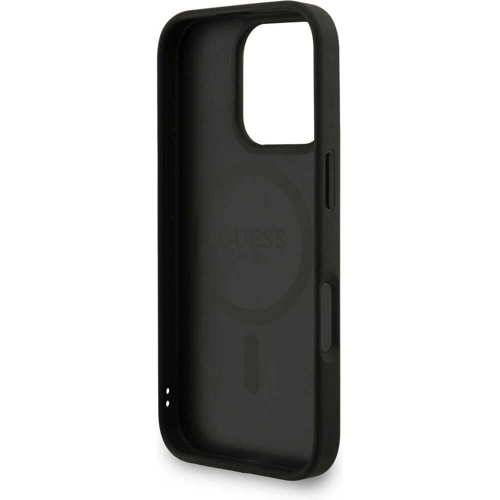 Guess-PU-Leather-4G-Colored-Ring-Strap-MagSafe-kryt-iPhone-16-Pro-Max-cerny