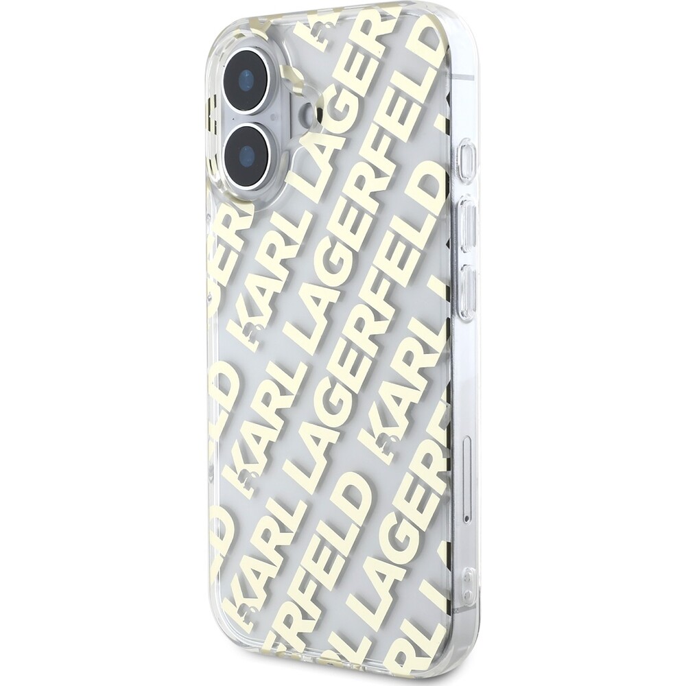 Karl-Lagerfeld-IML-Electroplated-Repeated-Logo-kryt-pro-iPhone-16-zlaty
