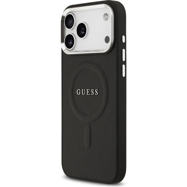 Guess-PU-Saffiano-MagSafe-kryt-iPhone-17-Pro-Max-cerny