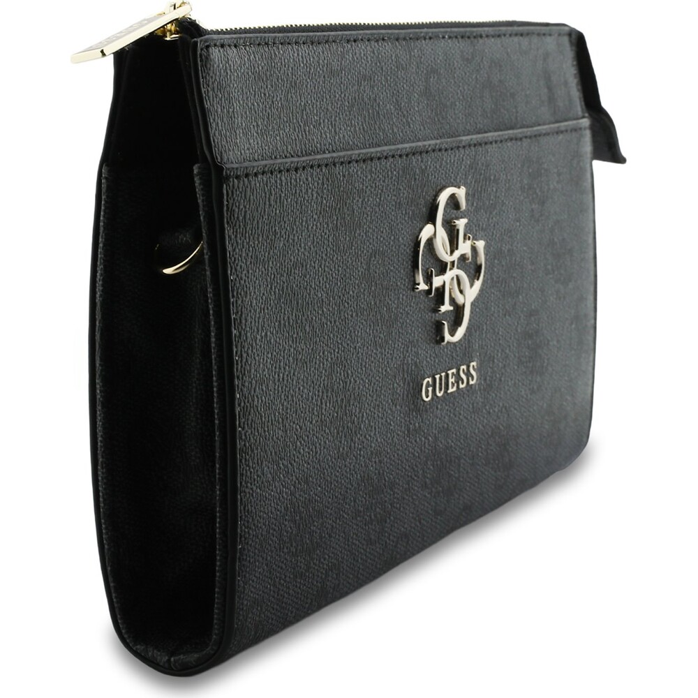Guess-PU-4G-Metal-Logo-kabelka-na-telefon-cerna
