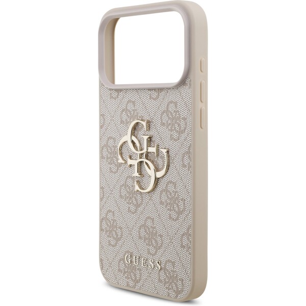 Guess-PU-4G-Metal-Logo-Strap-kryt-iPhone-17-Pro-Max-ruzovy