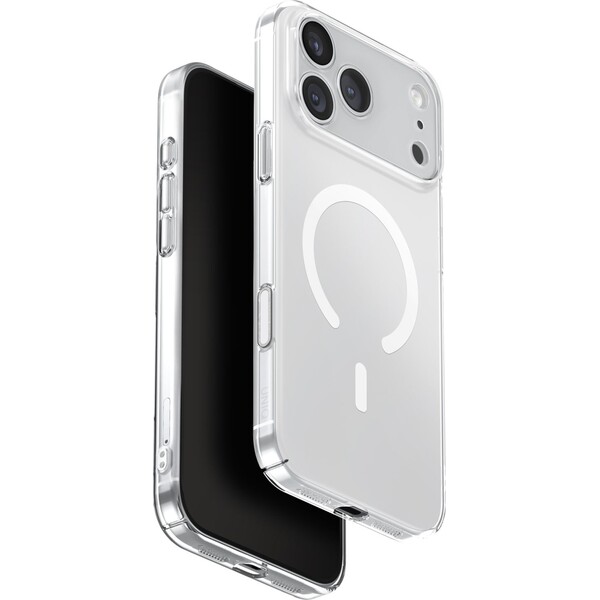 UNIQ-Airsuit-MagClick-MagSafe-kryt-iPhone-17-Pro-Max-Glossy-Clear-White