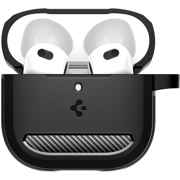 Spigen-Rugged-Armor-pouzdro-AirPods-4-matne-cerne