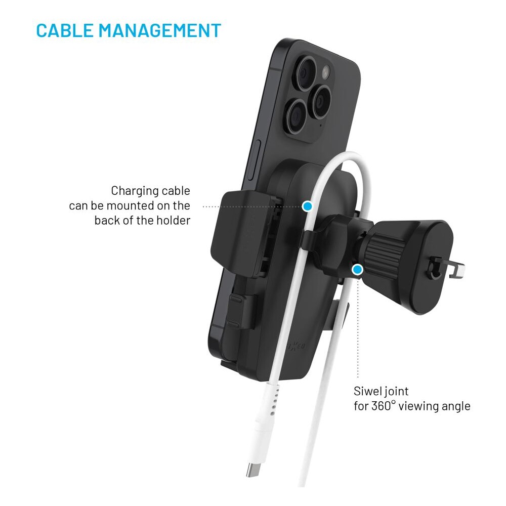 FIXED-Iconiq-Lock-univerzalni-drzak-do-auta-s-uchytem-do-ventilacni-mrizky-cerny