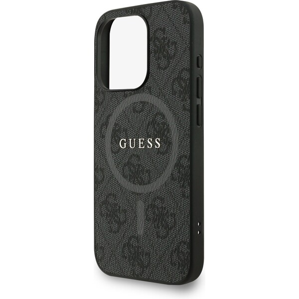 Guess-PU-Leather-4G-Colored-Ring-Strap-MagSafe-kryt-iPhone-15-Pro-cerny