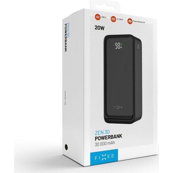 FIXED-Zen2-30-powerbanka-s-LCD-displejem-a-PD-20W-30-000-mAh-cerna