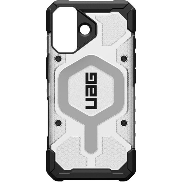 UAG-Pathfinder-Clear-Magsafe-kryt-iPhone-17-ciry-stribrny