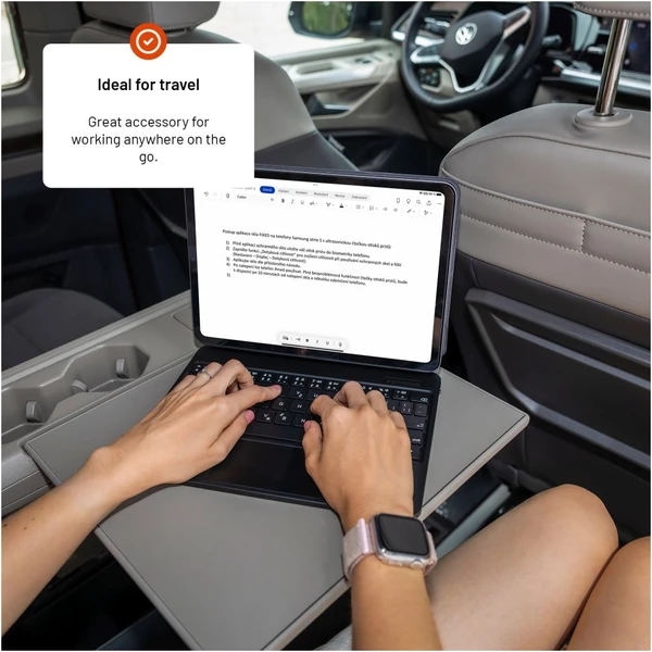 FIXED Typee pouzdro s bezdrátovou klávesnicí iPad 10,9" (2022)/iPad 11" (2025), CZ, černá - Pouzdra s klávesnicí - Obrázek dc239de6483d46689c0fe14cc71da5f3