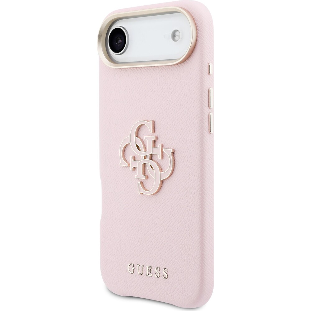 Guess-PU-Resin-Logo-kryt-iPhone-Air-ruzovy
