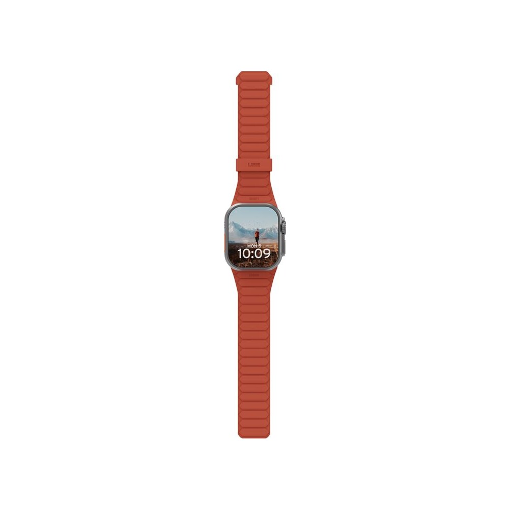 UAG-Pathfinder-reminek-Apple-Watch-49-46-45-44-42mm-olivovy-oranzovy