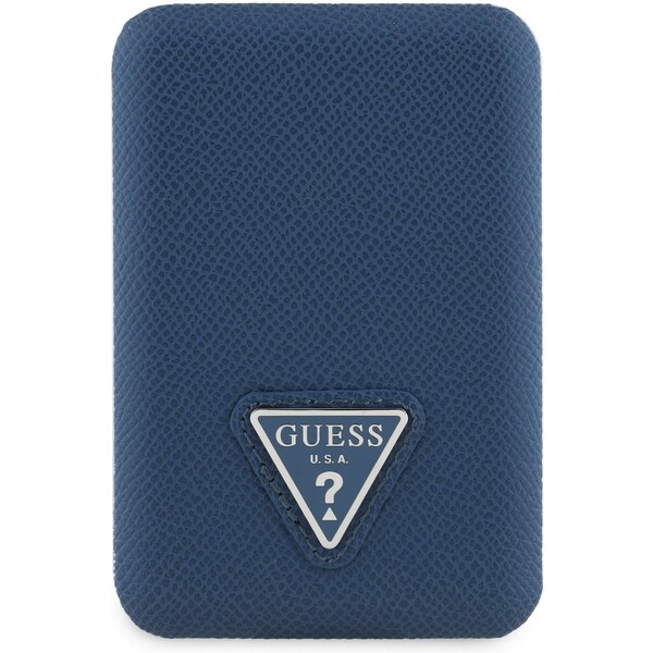 Guess-PU-Grained-Triangle-Logo-MagSafe-powerbanka-5000mAh-modra
