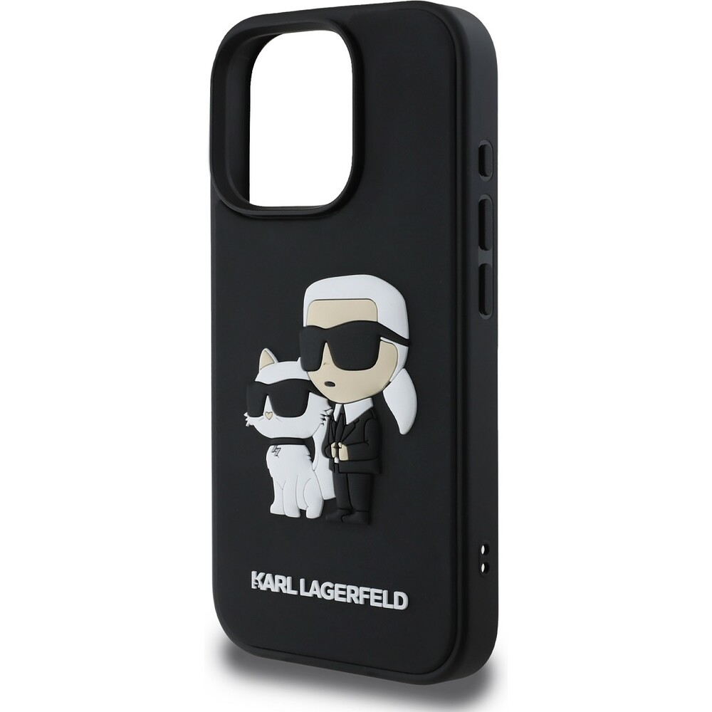 Karl-Lagerfeld-PU-Saffiano-Karl-and-Choupette-kryt-pro-iPhone-16-Pro-Max-cerny
