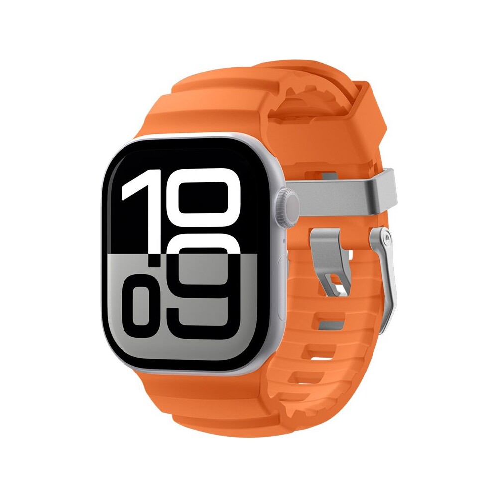 Spigen-Silicone-Band-reminek-Apple-Watch-49-46-45-44mm-oranzovy
