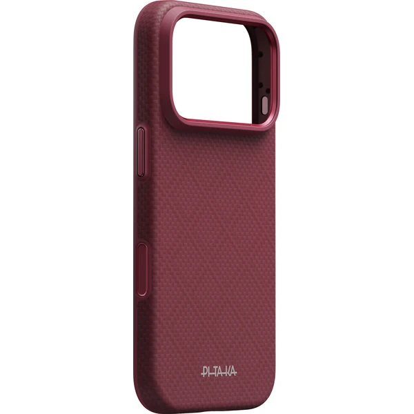 Pitaka-Summa-Case-Argyle-MagSafe-kryt-iPhone-18-Pro-Burgundy