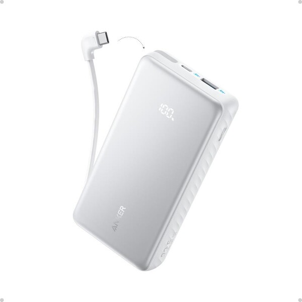 Anker-Zolo-powerbanka-20000mAh-22-5W-s-kabelem-USB-C-bila