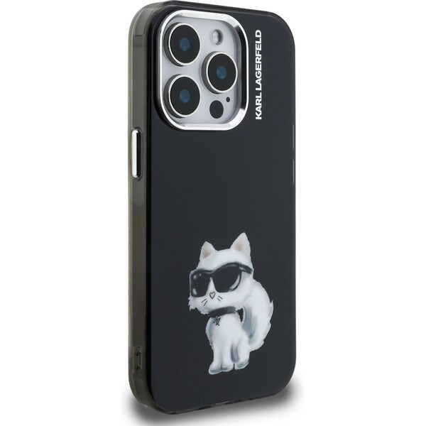 Karl-Lagerfeld-IML-Aquarelle-Choupette-kryt-iPhone-15-Pro-Max-cerny