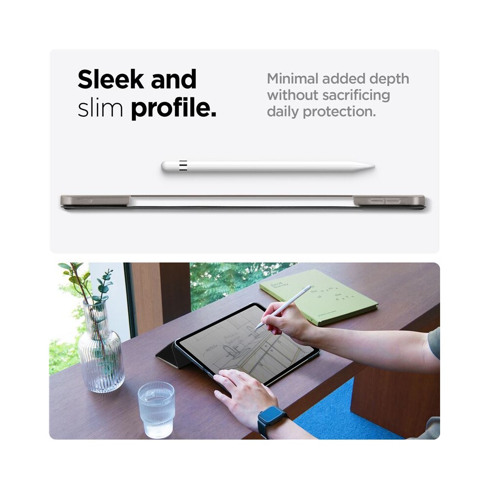 Spigen-Smart-Fold-pouzdro-iPad-Pro-11-2025-cerne