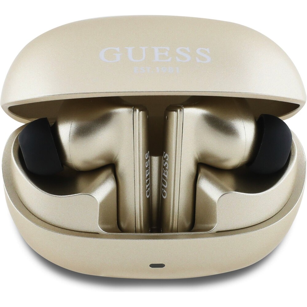 Guess-Capsule-ANC-ENC-TWS-bezdratova-sluchatka-zlata