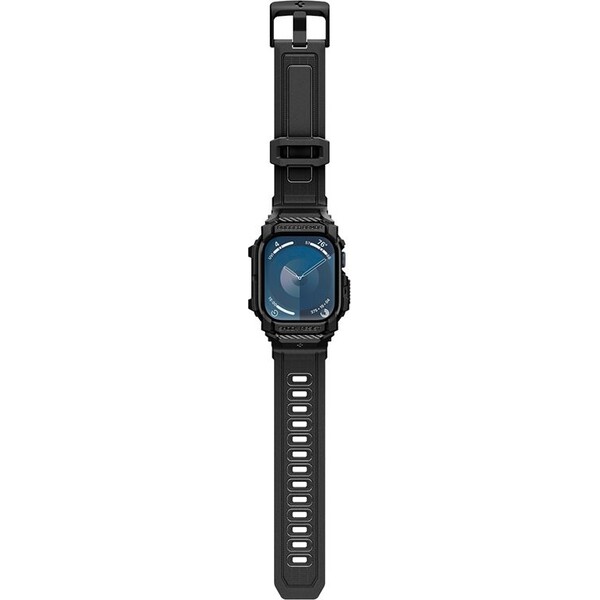 Spigen-Rugged-Armor-Pro-reminek-s-pouzdrem-Apple-Watch-10-11-42mm-matne-cerny