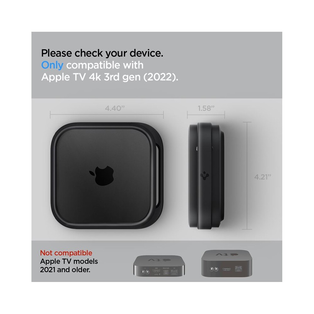 Spigen-Silicone-Fit-Mount-silikonovy-drzak-pro-Apple-TV-4K-3th-Gen-2022-cerny