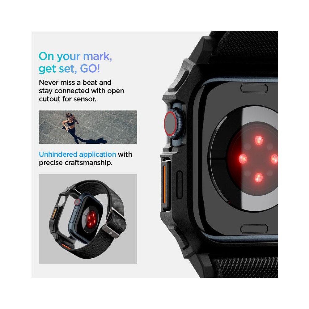Spigen-Lite-Fit-Pro-reminek-s-krytem-Apple-Watch-10-11-46mm-matne-cerny