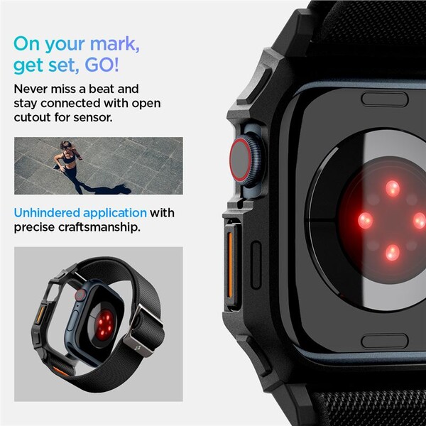 Spigen-Lite-Fit-Pro-reminek-s-krytem-Apple-Watch-10-11-46mm-matne-cerny