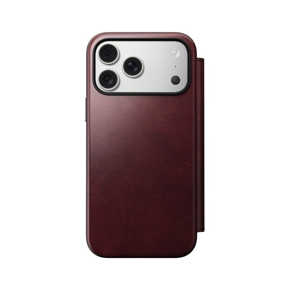 Nomad-Modern-Leather-Folio-Horween-MagSafe-kozene-pouzdro-iPhone-17-Pro-Max-Burgundy