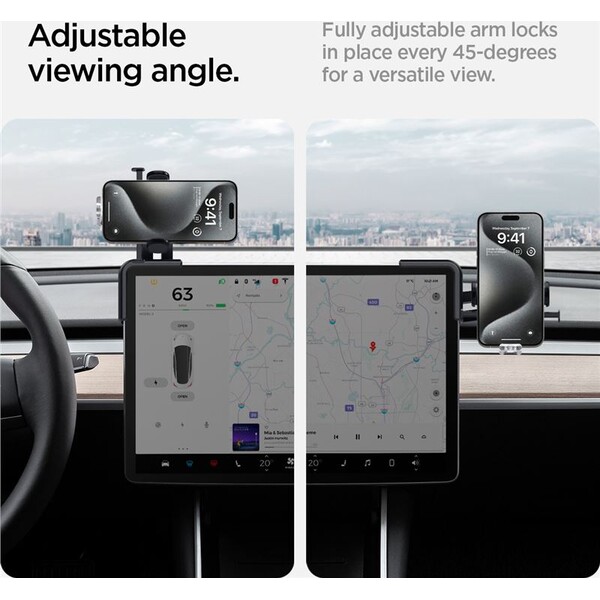 Spigen-Tesla-TapLock-Universal-Car-Mount-Holder-drzak-na-obrazovku-cerny