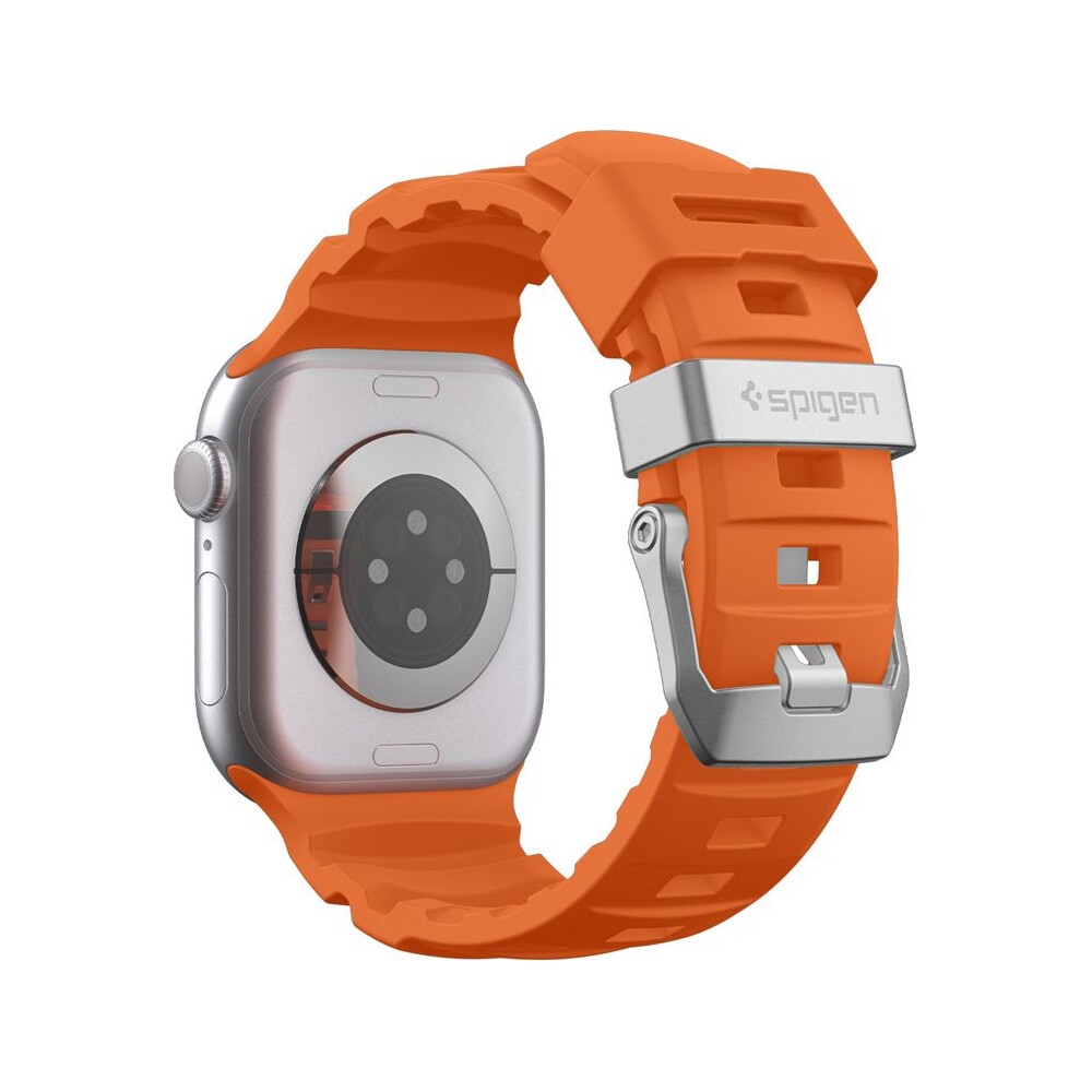 Spigen-Silicone-Band-reminek-Apple-Watch-49-46-45-44mm-oranzovy