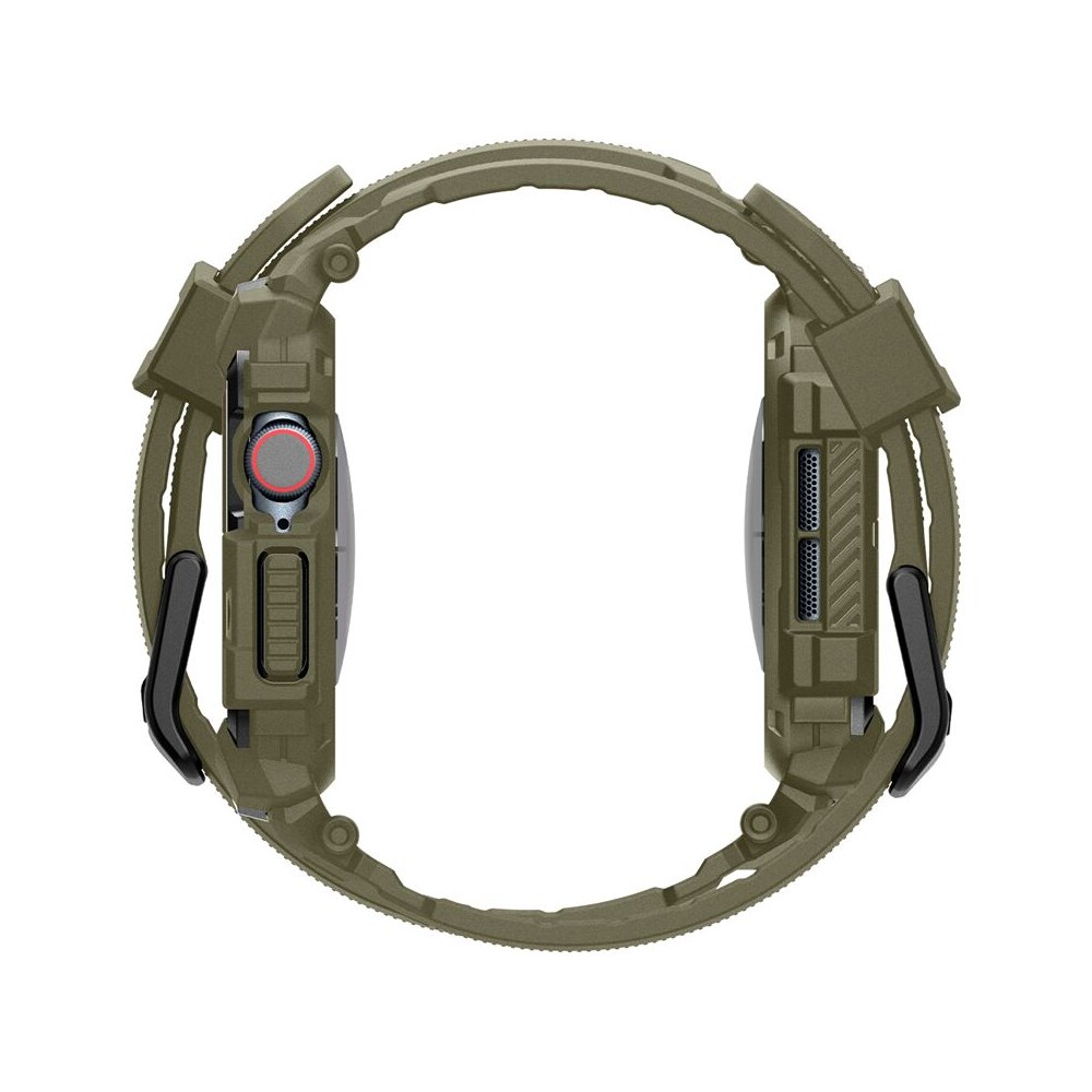 Spigen-Rugged-Armor-Pro-reminek-s-pouzdrem-Apple-Watch-10-11-46mm-zeleny