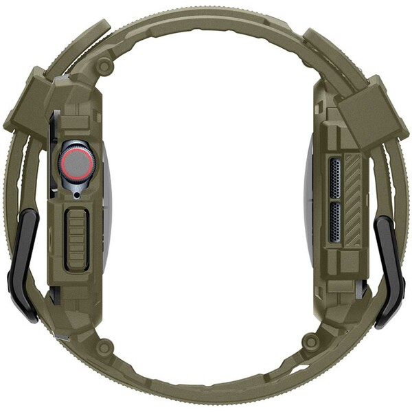 Spigen-Rugged-Armor-Pro-reminek-s-pouzdrem-Apple-Watch-10-11-46mm-zeleny