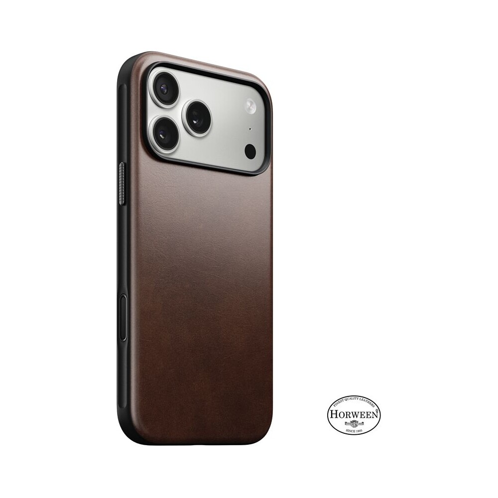 Nomad-Modern-Leather-Case-Horween-MagSafe-kozeny-kryt-iPhone-17-Pro-Max-Rustic-Brown