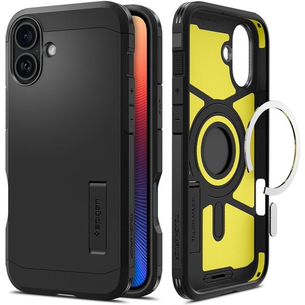 Spigen-Tough-Armor-MagSafe-kryt-iPhone-16-Plus-black