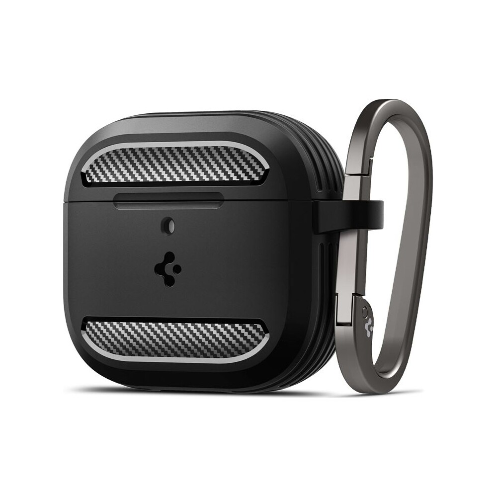Spigen-Rugged-Armor-pouzdro-AirPods-4-matne-cerne