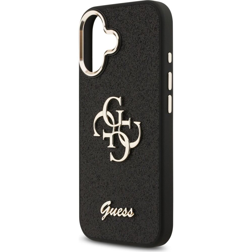 Guess-PU-Fixed-Glitter-4G-Metal-Frame-kryt-iPhone-17-cerny