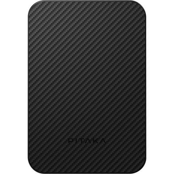 Pitaka-Powerbanka-15W-5000mAh-Qi2-MagSafe-Black-Grey