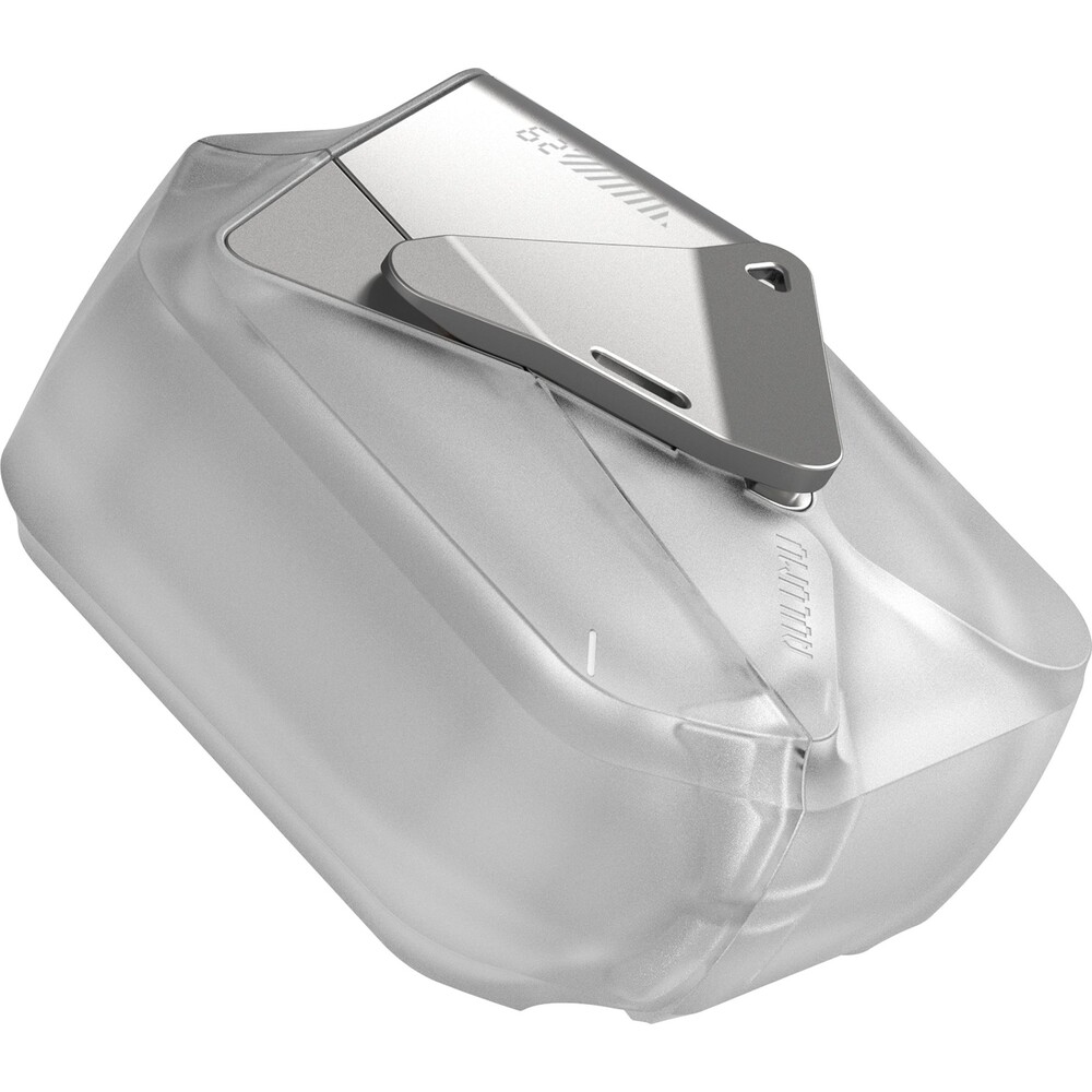 Aulumu-A29-Geometric-Case-pouzdro-AirPods-4-Translucent-White