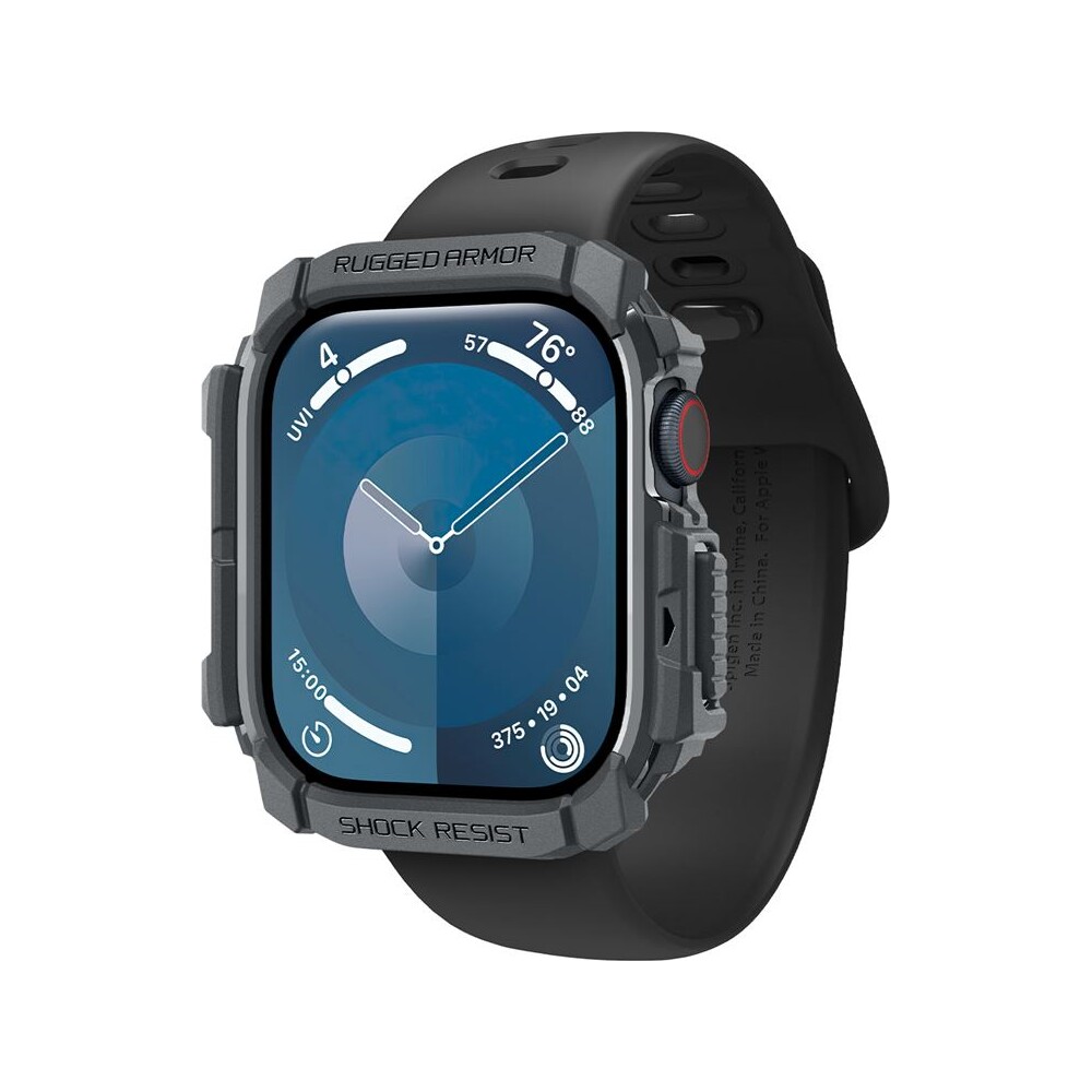 Spigen-Rugged-Armor-kryt-pro-Apple-Watch-10-11-46mm-tmave-sedy