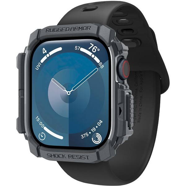 Spigen-Rugged-Armor-kryt-pro-Apple-Watch-10-11-46mm-tmave-sedy