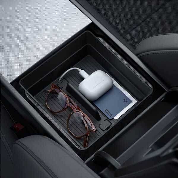 Spigen-Armrest-Console-organizer-Tesla-Model-3-2024-cerny