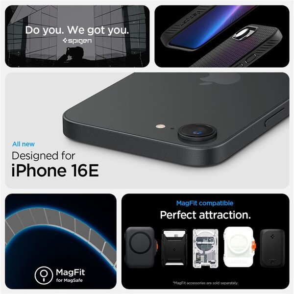 Spigen-Liquid-Air-MagSafe-kryt-iPhone-17e-16e-matne-cerny