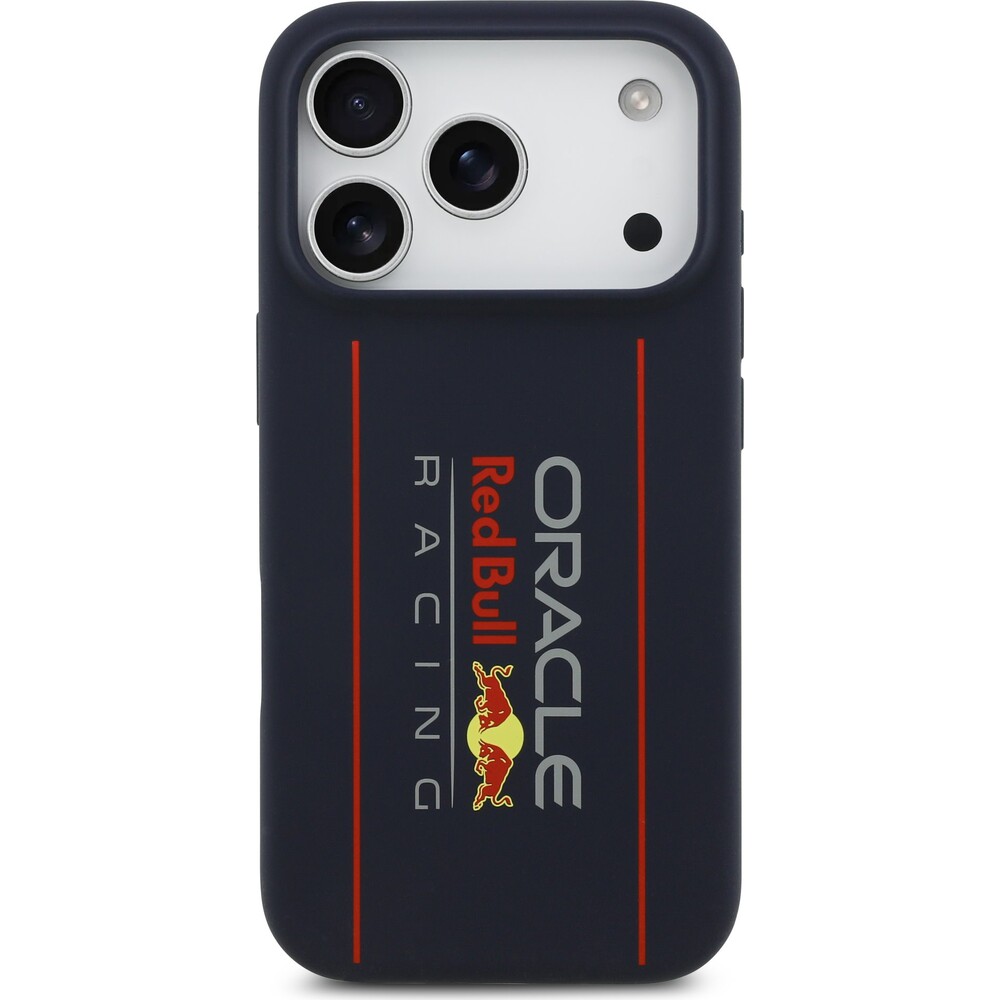 Oracle-Red-Bull-Silicone-Vertical-Logo-MagSafe-kryt-iPhone-17-Pro-modry