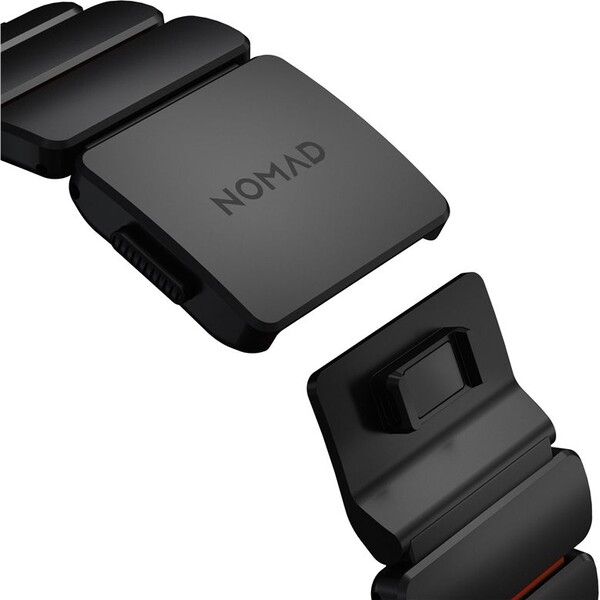 Nomad-Stratos-Band-FKM-reminek-Apple-Watch-45-46-49mm-Black-Titanium-Ultra-Orange